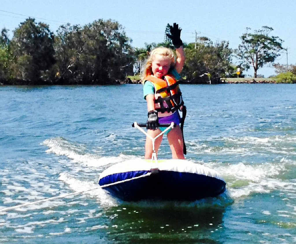 Jeannie Kuwert submitted this picture of her daughter Ava, 4, waterskiing just before Christmas. “Our favourite thing to do in summer is waterskiing on the beautiful Richmond River in Ballina.” Jeannie Kuwert submitted this picture of her daughter Ava, 4, waterskiing just before Christmas. “Our favourite thing to do in summer is waterskiing on the beautiful Richmond River in Ballina.”