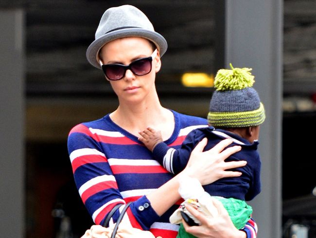 Monster star Charlize Theron says she would like her son to have a brother or a sister. Monster star Charlize Theron says she would like her son to have a brother or a sister.