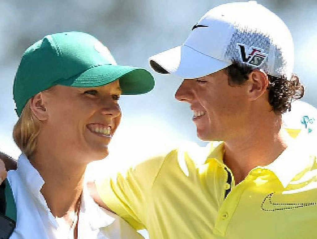 Rory McIlroy and Caroline Wozniacki. Rory McIlroy and Caroline Wozniacki.