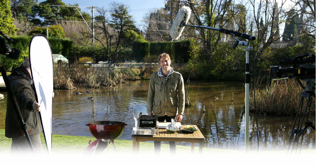 Chef Darren Robertson is hoping to light the fires of inspiration. Chef Darren Robertson is hoping to light the fires of inspiration.