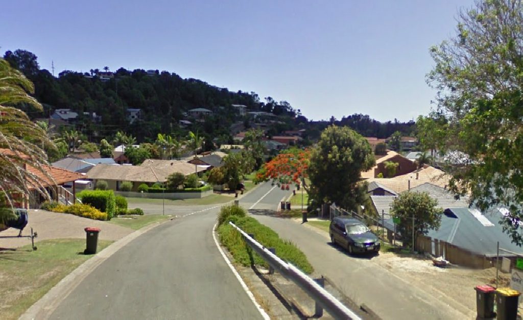 Looking down Old Ferry Rd in Banora Point, where a daylight home invasion occured on Thursday afternoon. Looking down Old Ferry Rd in Banora Point, where a daylight home invasion occured on Thursday afternoon.
