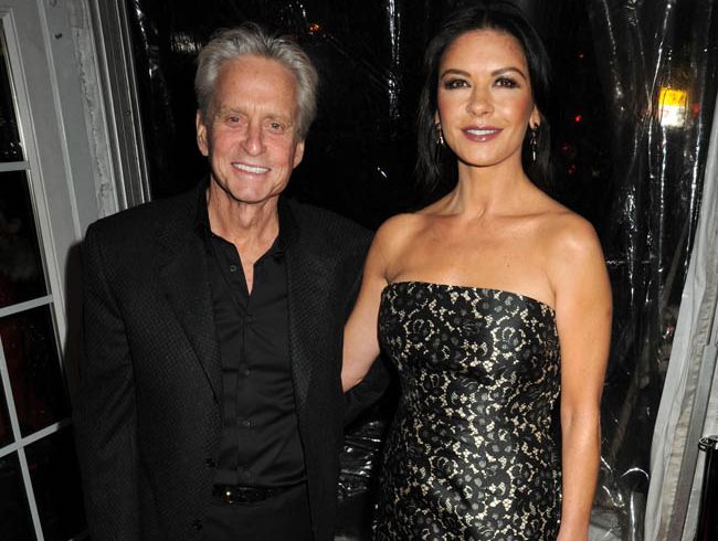 Hollywood stars Catherine Zeta-Jones and Michael Douglas have reunited to spend the New Year with their children. Hollywood stars Catherine Zeta-Jones and Michael Douglas have reunited to spend the New Year with their children.