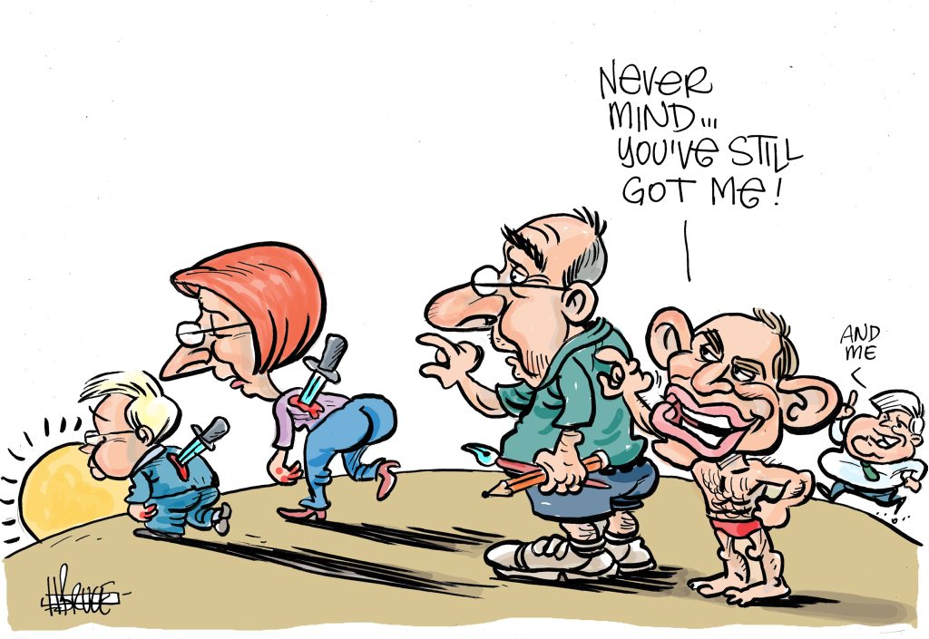 Harry Bruce cartoon. Harry Bruce cartoon.
