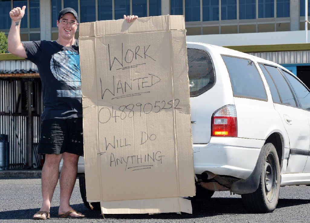 Trevor Tippet takes a novel approach to finding a job. Trevor Tippet takes a novel approach to finding a job.
