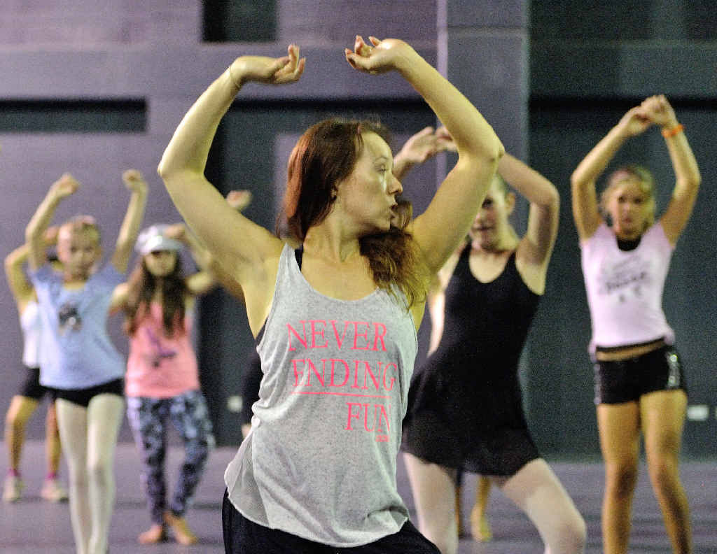 Brisbane-based dancer Sophie Cochrane teaches the Let’s Dance workshop at the Gladstone Entertainment and Convention Centre. Brisbane-based dancer Sophie Cochrane teaches the Let’s Dance workshop at the Gladstone Entertainment and Convention Centre.