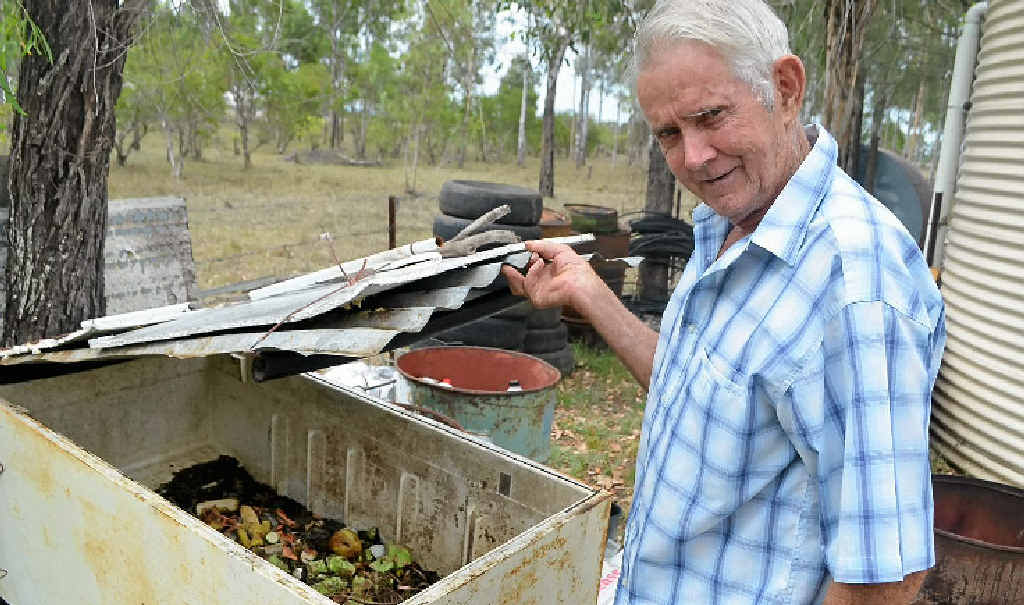 FEE FURORE: Noel Nemeth is upset that he must pay a council recycling fee when he and his wife have managed to do their own for 30 years. FEE FURORE: Noel Nemeth is upset that he must pay a council recycling fee when he and his wife have managed to do their own for 30 years.