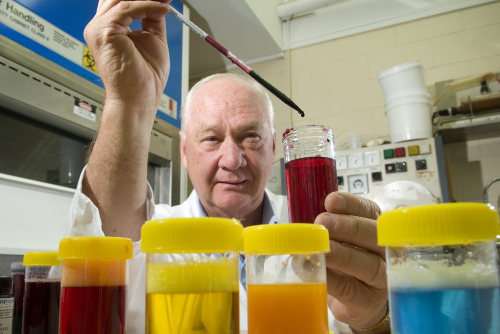 Home Ice Cream CEO and chemist Wayne Reisinger experiments with new ice cream flavours. Home Ice Cream CEO and chemist Wayne Reisinger experiments with new ice cream flavours.