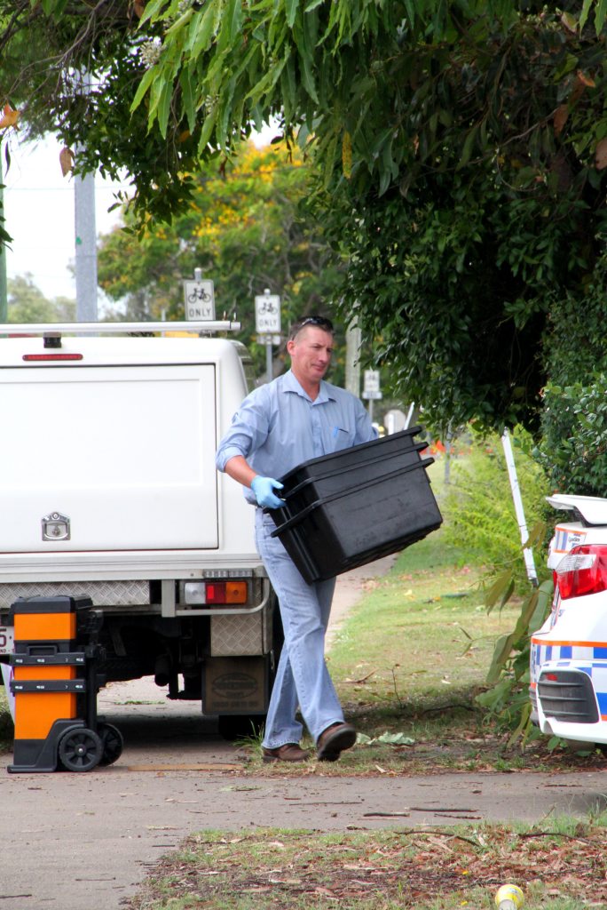 POLICE INVESTIGATE: Bundaberg Police are investigating after a drug lab was allegedly found at a Boundary St home. Photo: Zach Hogg / NewsMail POLICE INVESTIGATE: Bundaberg Police are investigating after a drug lab was allegedly found at a Boundary St home. Photo: Zach Hogg / NewsMail