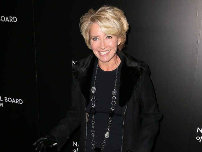 Emma Thompson is grateful for menopause. Emma Thompson is grateful for menopause.