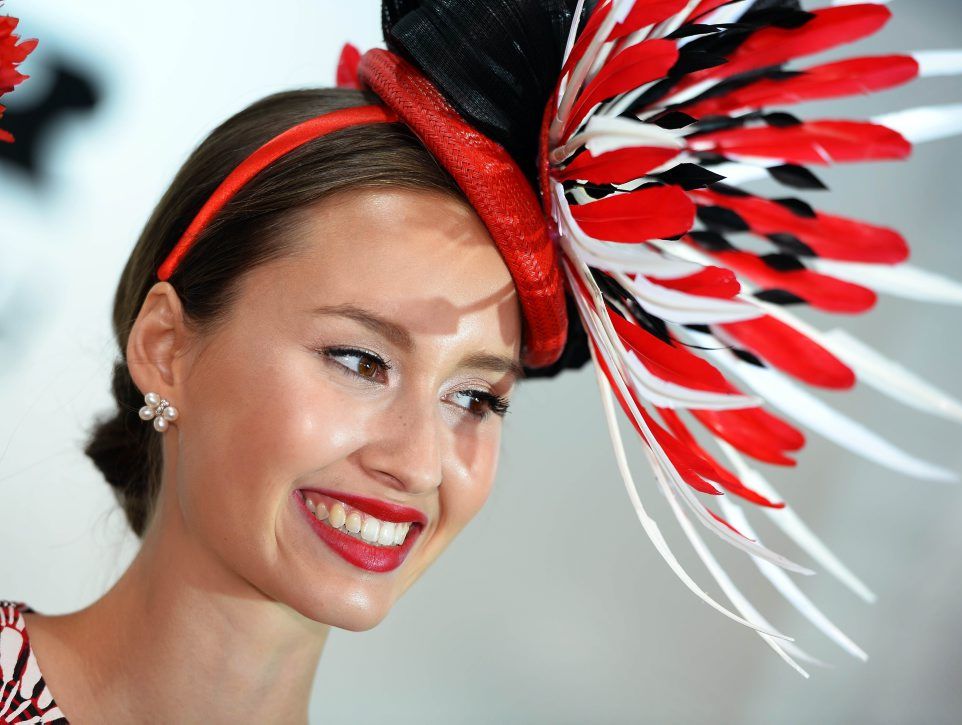 You should always wear a headpiece of some kind to the races. If you’re not used to putting a hat on properly, take it to your hairdresser and get them to fit it on and style your hair around it. Chloe Moo displays her outfit after winning the Fashion in the Field competition at the Melbourne Cup in Melbourne on November 5, 2013. You should always wear a headpiece of some kind to the races. If you’re not used to putting a hat on properly, take it to your hairdresser and get them to fit it on and style your hair around it. Chloe Moo displays her outfit after winning the Fashion in the Field competition at the Melbourne Cup in Melbourne on November 5, 2013.