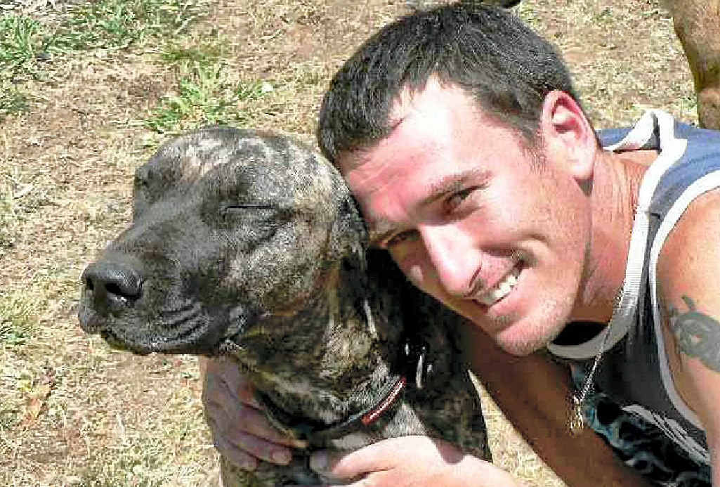 Heath Robertson has been reunited with his lost best mate after 18 months. Heath Robertson has been reunited with his lost best mate after 18 months.
