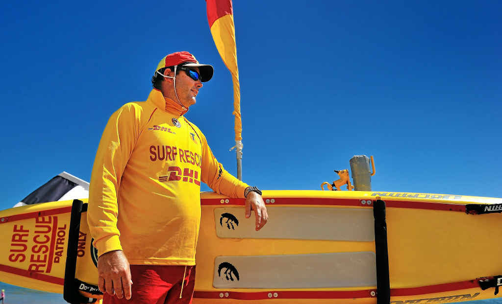 Tannum Sands Surf Life Saving Club member Cliff Harvey. Tannum Sands Surf Life Saving Club member Cliff Harvey.