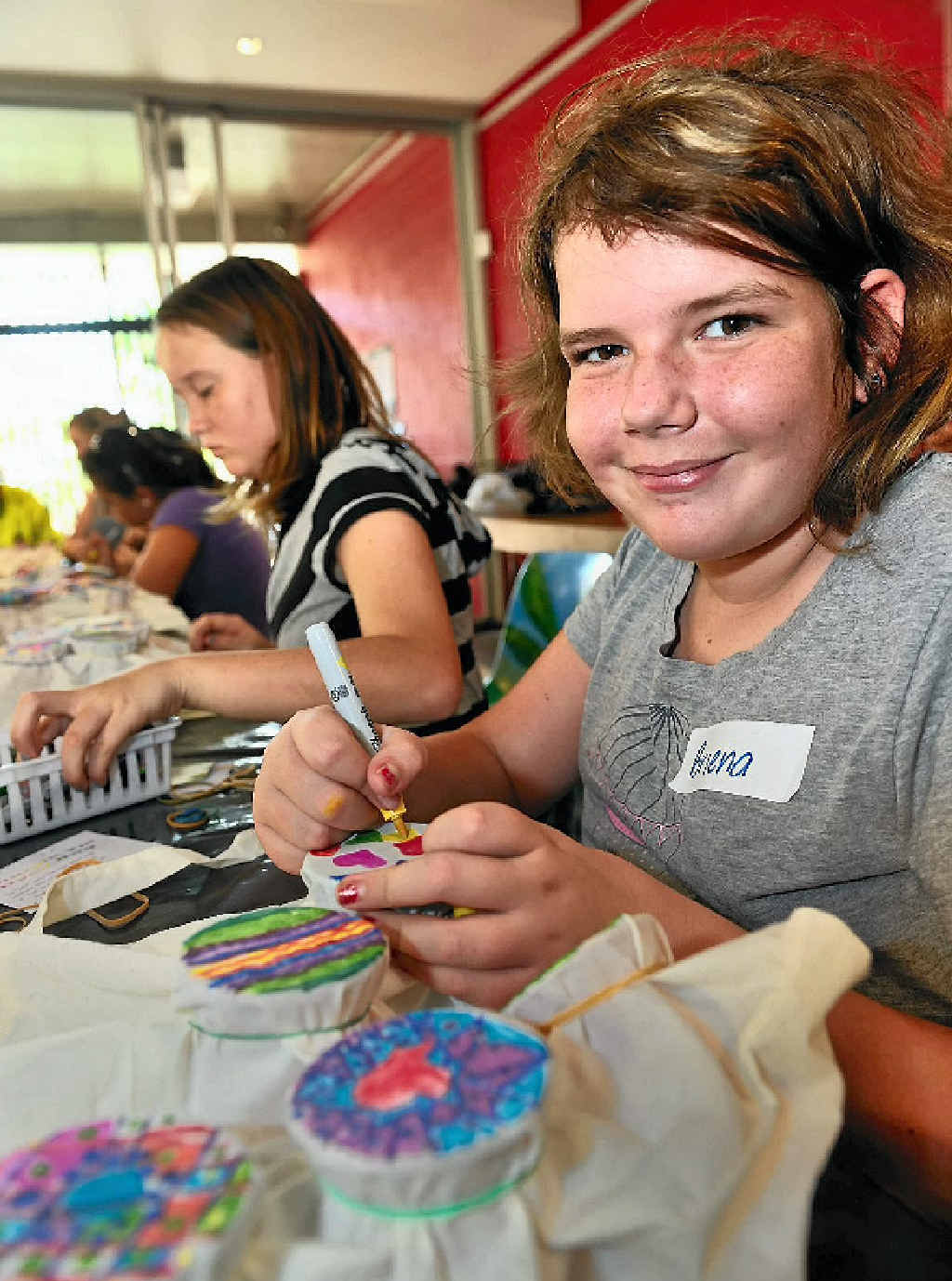 Briena Seawright, 12, enjoying SUNfest. Briena Seawright, 12, enjoying SUNfest.