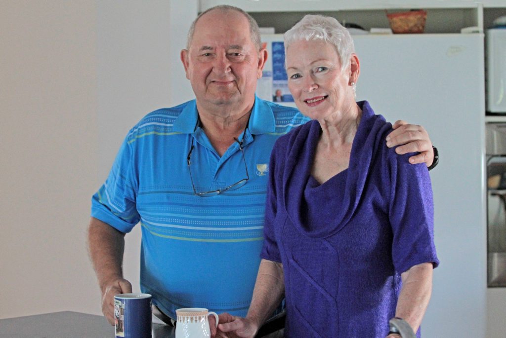 Retired member for Fairfax, Alex Somlyay pictured with his wife Jenny. 