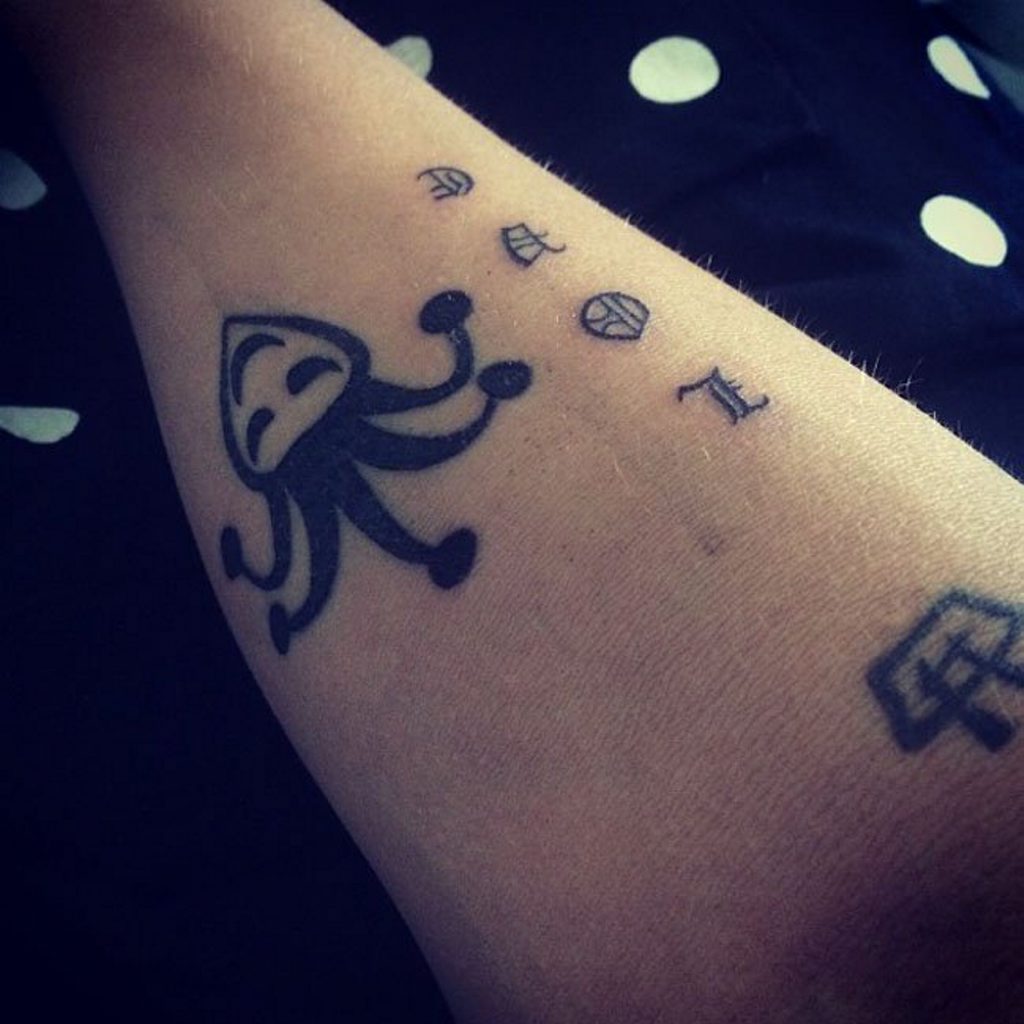 Justin Bieber's new tattoos. Justin Bieber's new tattoos.
