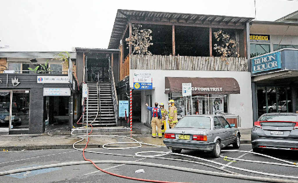 BURNT SHELL: About 9.30pm on Saturday the La La Land night club in Lawson St, Byron Bay, was gutted by fire. BURNT SHELL: About 9.30pm on Saturday the La La Land night club in Lawson St, Byron Bay, was gutted by fire.