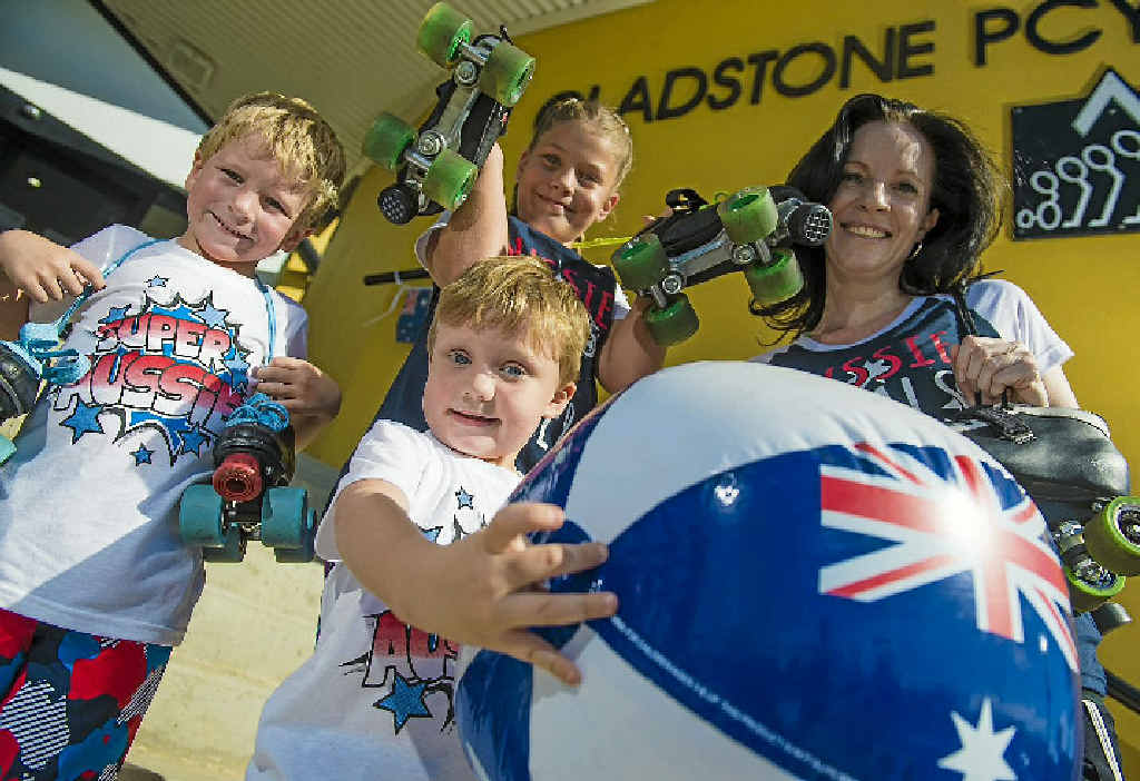 SUMMER FUN: Blake and Jade Thomas, Toby Ord and Anita Rienks are excited for tonight’s roller disco at the Gladstone PCYC. SUMMER FUN: Blake and Jade Thomas, Toby Ord and Anita Rienks are excited for tonight’s roller disco at the Gladstone PCYC.