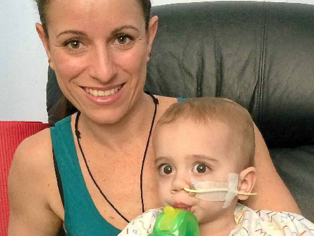 Sarah Smith says it will take eight to 12 weeks to make prosthetics for her son, Finn. Sarah Smith says it will take eight to 12 weeks to make prosthetics for her son, Finn.