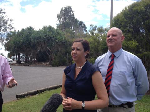 State Opposition leader Annastacia Palaszczuk in Gladstone on Friday. State Opposition leader Annastacia Palaszczuk in Gladstone on Friday.