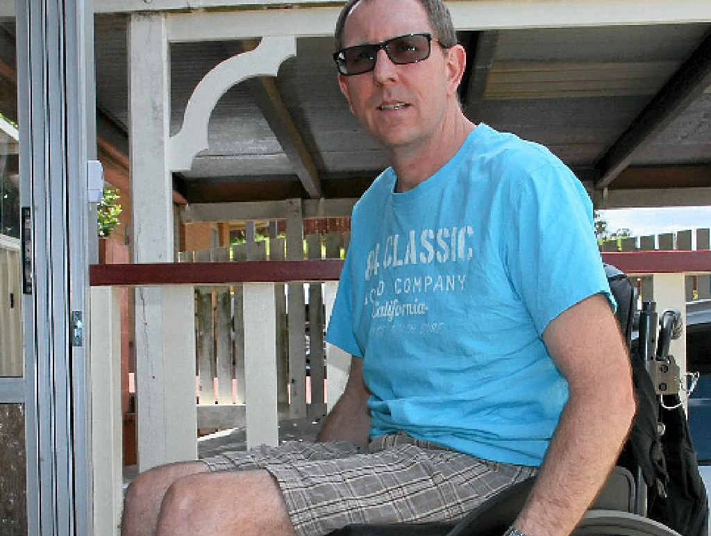 BE SAFE: Steve Hatherell is grateful to be alive after being hit by a B-double truck. BE SAFE: Steve Hatherell is grateful to be alive after being hit by a B-double truck.