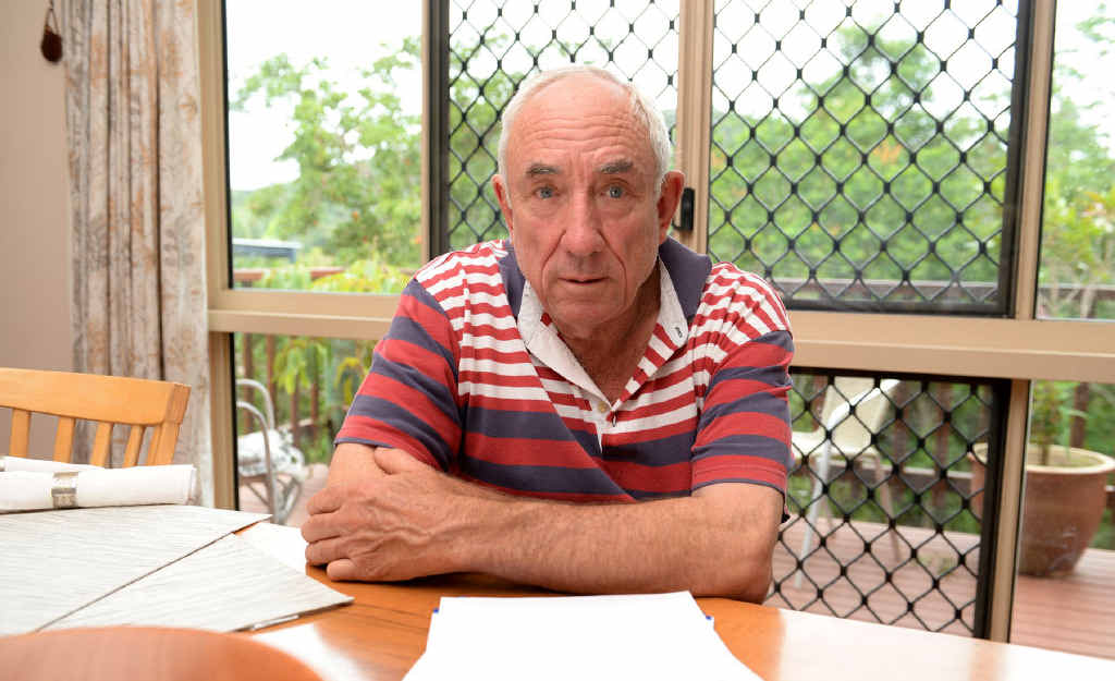 Yeppoon's Peter Lear can't fathom a 280% increase in insurance premiums in three years. Photo Allan Reinikka / The Morning Bulletin Yeppoon's Peter Lear can't fathom a 280% increase in insurance premiums in three years. Photo Allan Reinikka / The Morning Bulletin