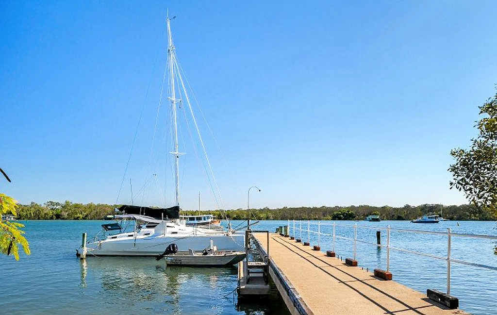 OVERSEAS BUYER: This is the view that cost $3.1 million for on Friday. The 88 Hilton Tce, Noosaville, property has a two-bedroom riverfront dwelling and a deepwater mooring, but it was the view that sealed the deal. OVERSEAS BUYER: This is the view that cost $3.1 million for on Friday. The 88 Hilton Tce, Noosaville, property has a two-bedroom riverfront dwelling and a deepwater mooring, but it was the view that sealed the deal.