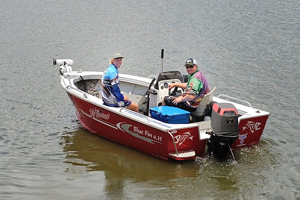 Lake Awoonga Barra Tournament, run by Basstasstic Tournament Fishing. Dustin Sippel and Ben Durkin head out on Lake Awoonga to try their luck. Lake Awoonga Barra Tournament, run by Basstasstic Tournament Fishing. Dustin Sippel and Ben Durkin head out on Lake Awoonga to try their luck.