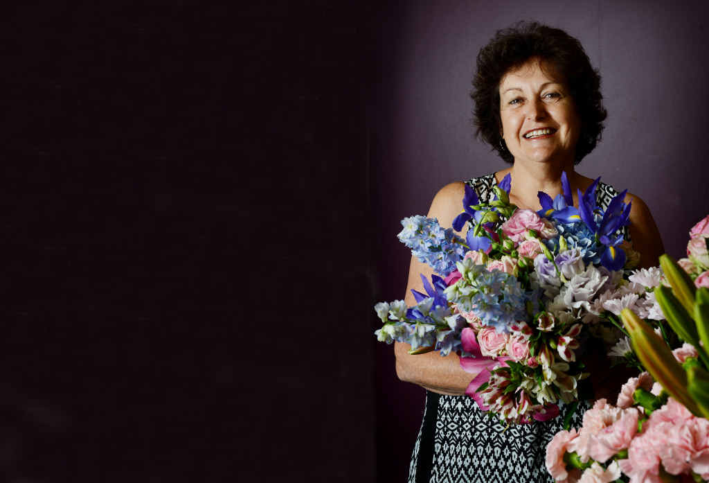 FLORAL FRENZY: It can be frantic but Kerry Thomson from Alstonville Florist loves it. FLORAL FRENZY: It can be frantic but Kerry Thomson from Alstonville Florist loves it.