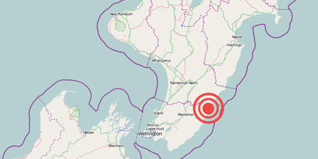 The centre of the quake zone The centre of the quake zone