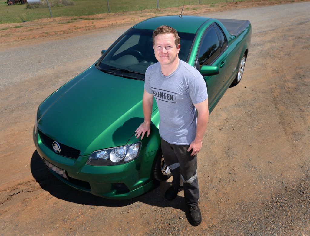 Jacob Williamson was the victim of a form of identity theft when someone copied his licence plates and then used a similar car to fuel up without paying. Photo: Chris Ison / The Morning Bulletin Jacob Williamson was the victim of a form of identity theft when someone copied his licence plates and then used a similar car to fuel up without paying. Photo: Chris Ison / The Morning Bulletin