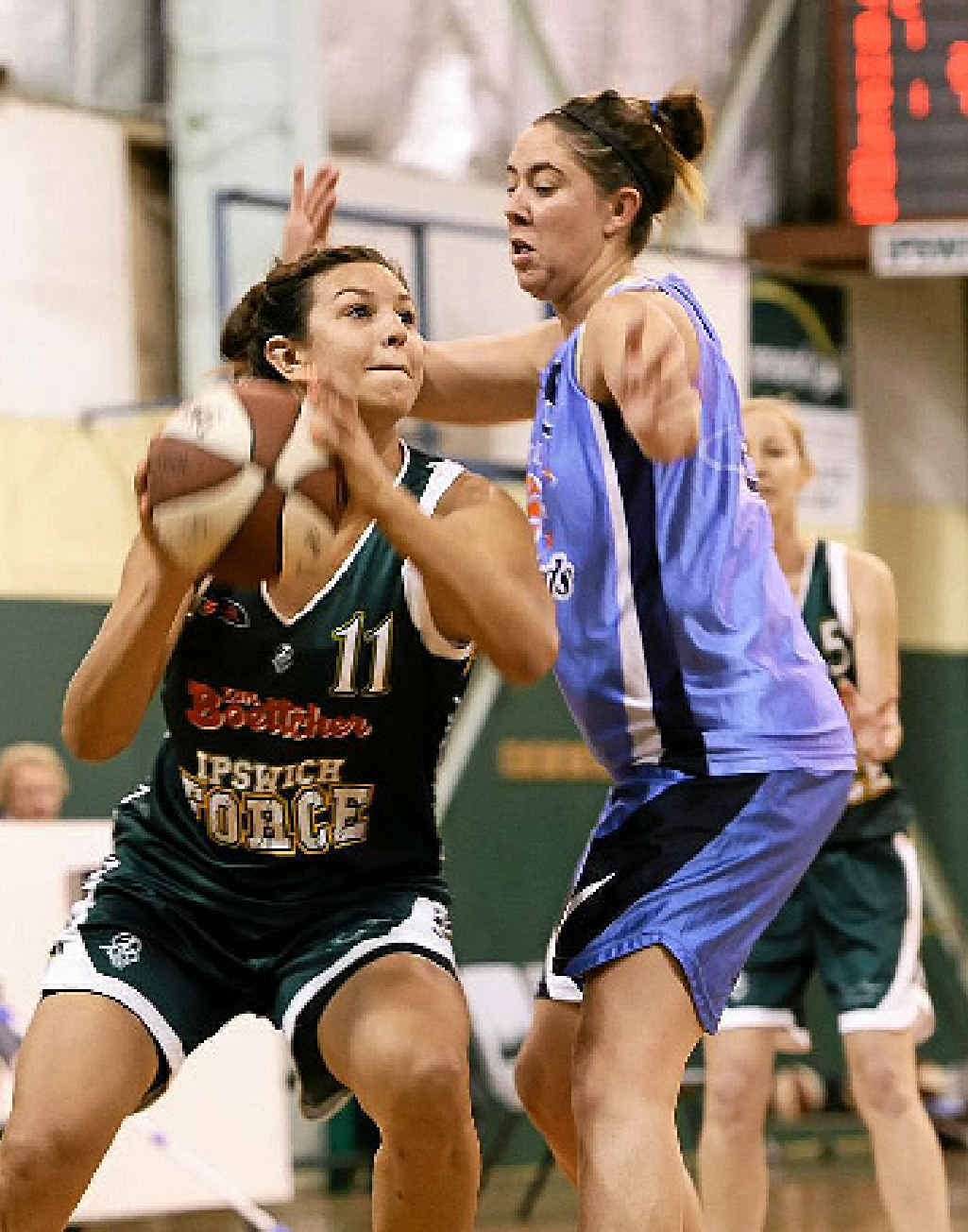 STRONG SQUAD: QBL quarter final between Ipswich Force and Northside. STRONG SQUAD: QBL quarter final between Ipswich Force and Northside.