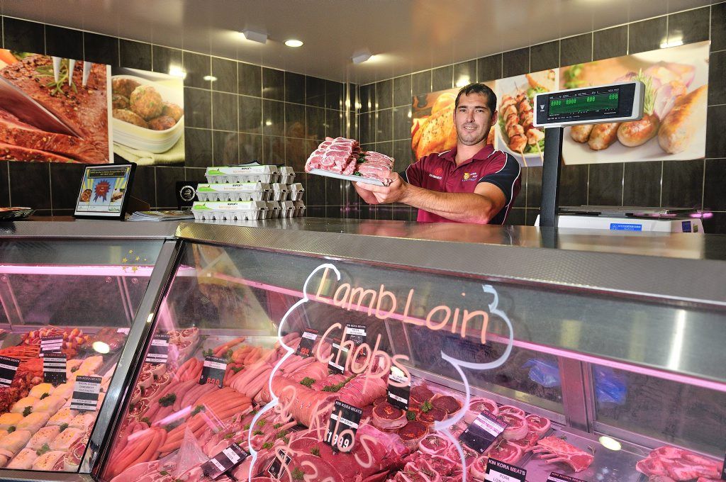 Manager of Kin Kora Meats Scott Avis. Manager of Kin Kora Meats Scott Avis.