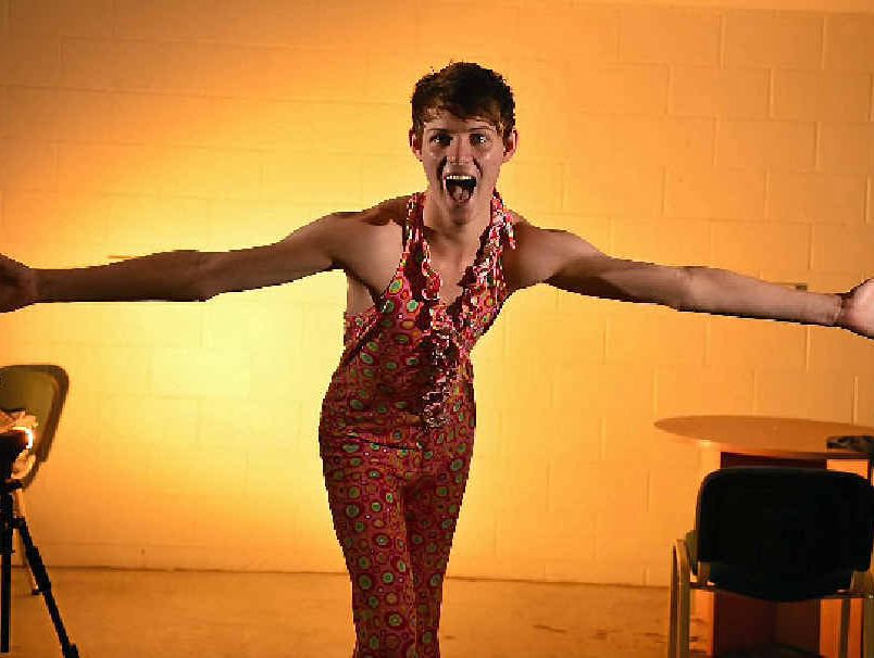 DRAMATIC FUN: Gladstone resident Sam Thompson takes to the stage in Up In Lights next Friday. DRAMATIC FUN: Gladstone resident Sam Thompson takes to the stage in Up In Lights next Friday.
