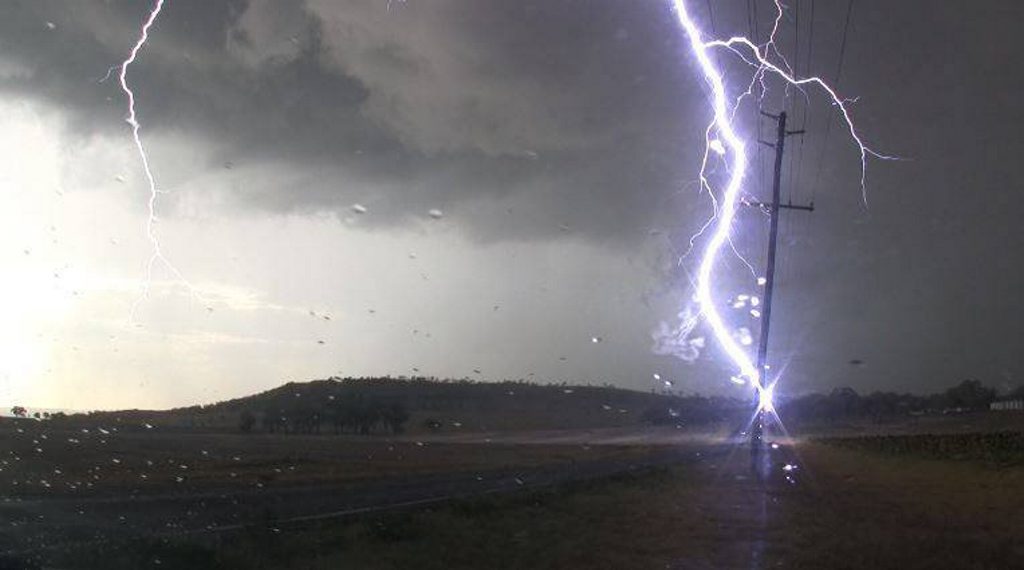 An entire family were hit by lightning strikes in Germany. An entire family were hit by lightning strikes in Germany.