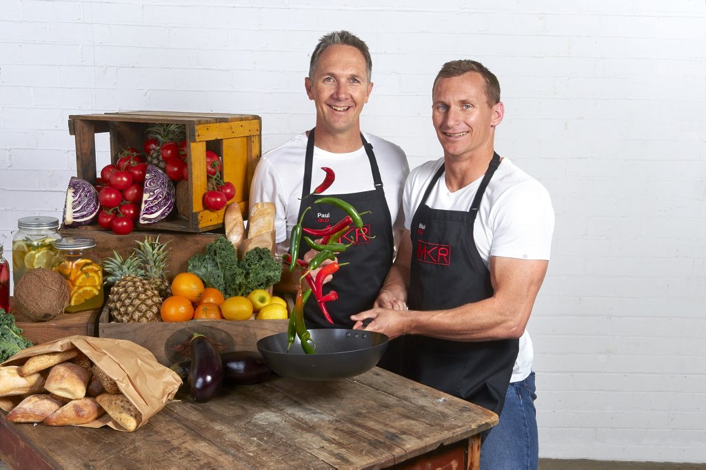 My Kitchen Rules 2014 Queensland team Paul, left, and Blair from Tugun. My Kitchen Rules 2014 Queensland team Paul, left, and Blair from Tugun.