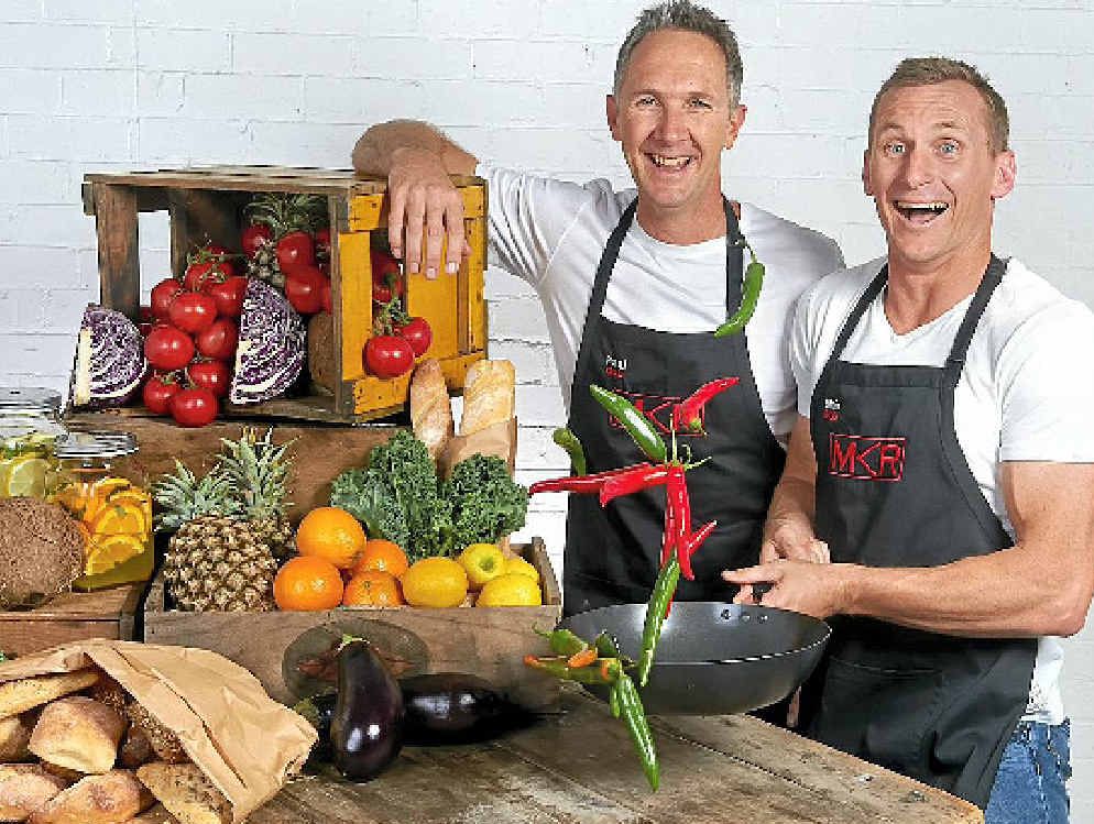 OUR KITCHEN RULES: Tugun residents Paul and Blair will compete for Queensland in the 2014 series of TV cooking show My Kitchen Rules. Photo: Leo Photography/Channel 7 OUR KITCHEN RULES: Tugun residents Paul and Blair will compete for Queensland in the 2014 series of TV cooking show My Kitchen Rules. Photo: Leo Photography/Channel 7