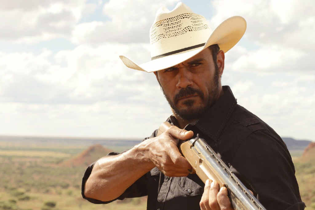 ON THE EDGE: Aaron Pedersen, as the Aboriginal detective Jay Swan, investigates a murder in Mystery Road. ON THE EDGE: Aaron Pedersen, as the Aboriginal detective Jay Swan, investigates a murder in Mystery Road.