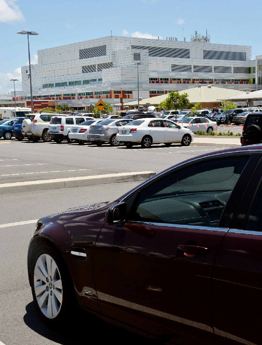 The hospital has leased a block of land with 100 car spaces across from the hospital to alleviate parking issues. The hospital has leased a block of land with 100 car spaces across from the hospital to alleviate parking issues.