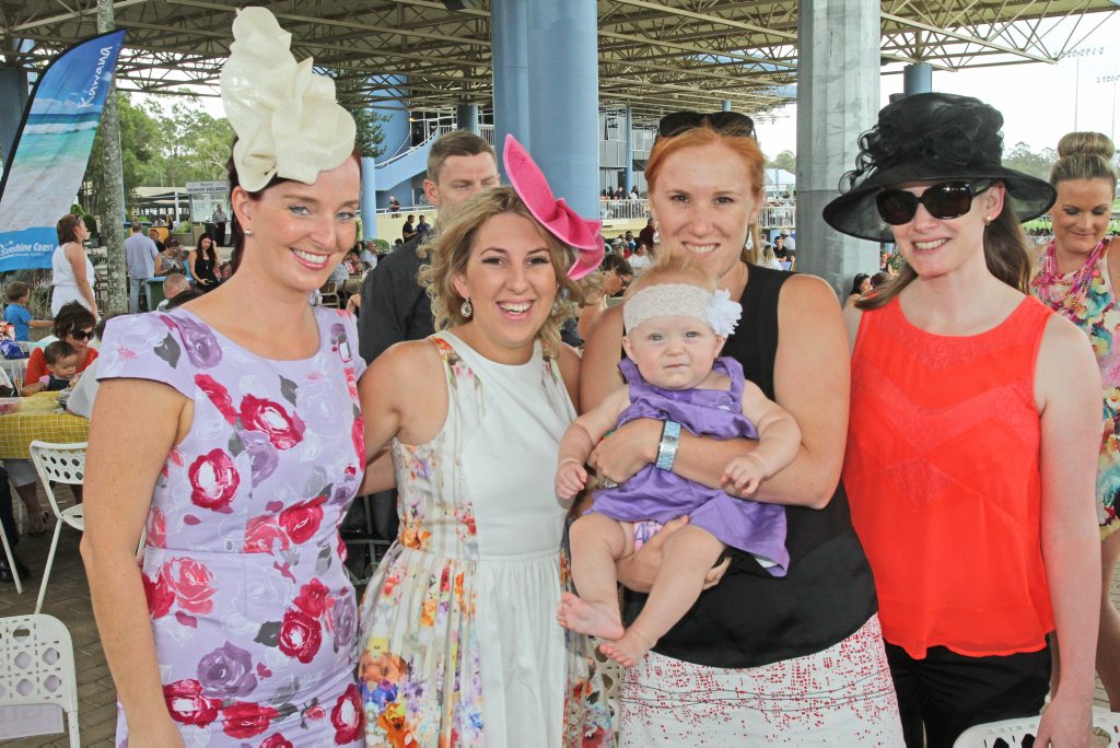 Brittany Lauga, Deanne Bryant, Brooke Graff with Amelia Maria Schandl