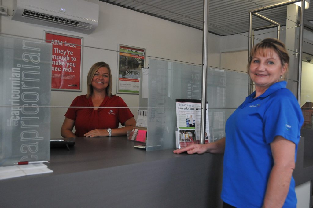 LOCAL KNOWLEDGE: Staff member Fiona Pedroza and The Capricornian’s branch manager Deb Newell understand their members’ every need. LOCAL KNOWLEDGE: Staff member Fiona Pedroza and The Capricornian’s branch manager Deb Newell understand their members’ every need.