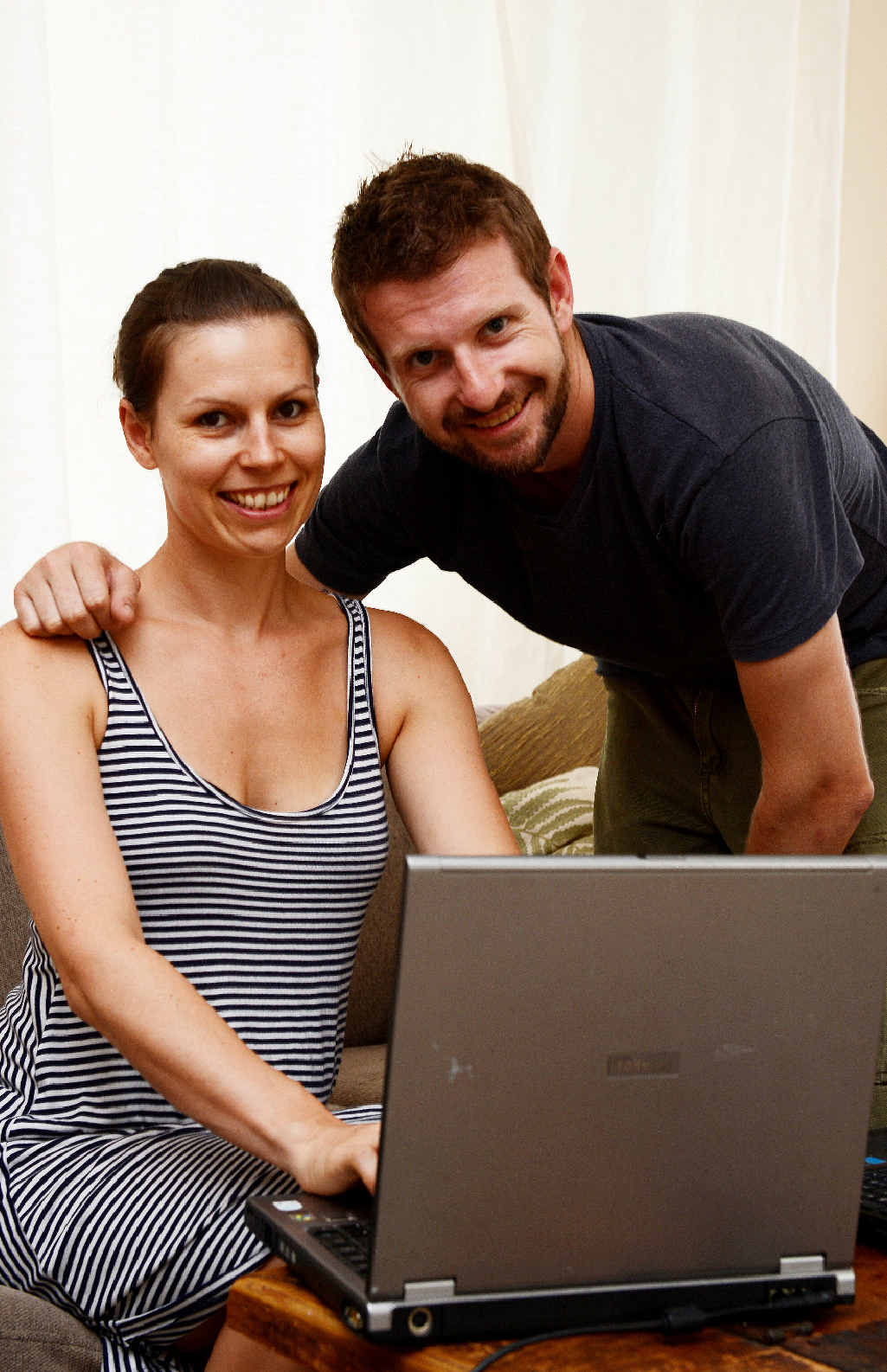 MONEY SAVERS: Ryan and Julie Moore have started a website that helps people save on their electricity bill. Just visit saveenergysavemoney.com.au. MONEY SAVERS: Ryan and Julie Moore have started a website that helps people save on their electricity bill. Just visit saveenergysavemoney.com.au.