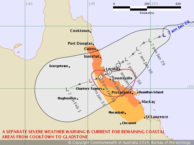 Tropical cyclone forecast track map. Tropical cyclone forecast track map.