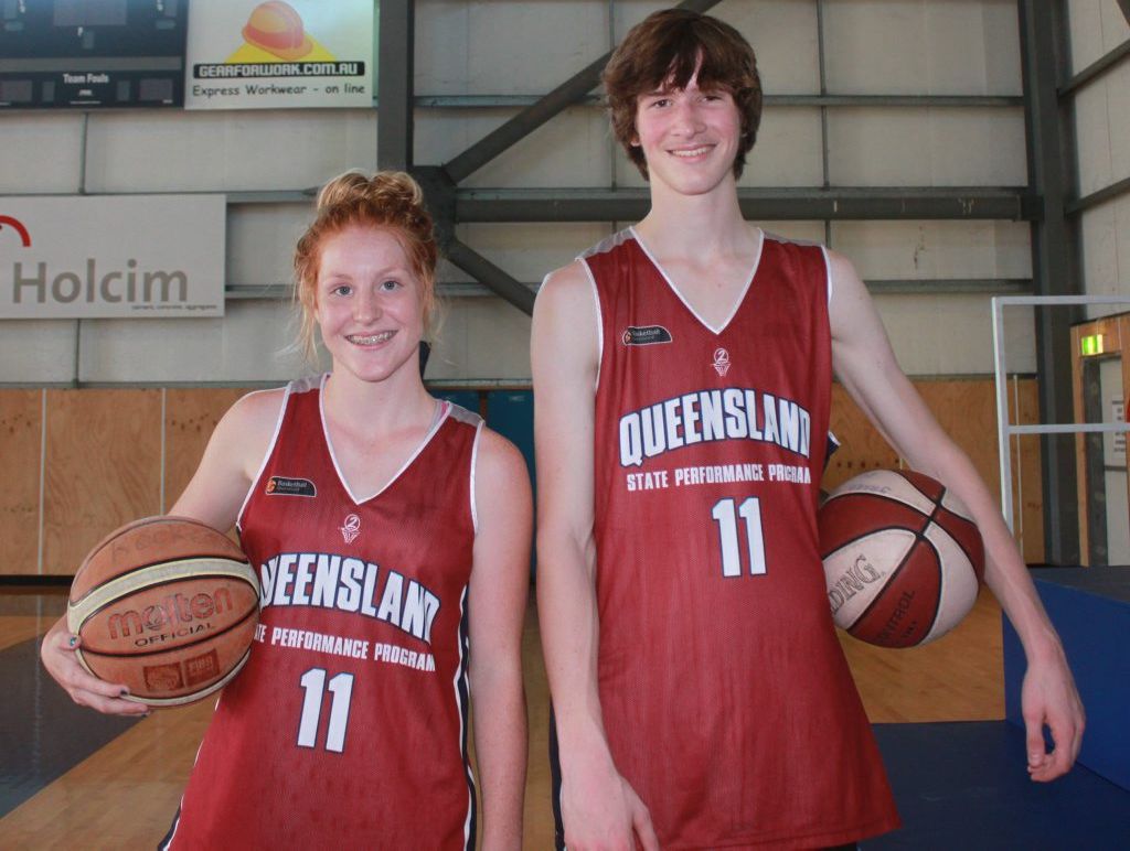 Rockhampton basketballers Briana Bailey and Jared Blanchard were selected in Queensland under-18 girls and boys teams after their performance for Rockhampton at the Queensland championships last week. Photo Guy Williams / Morning Bulletin Rockhampton basketballers Briana Bailey and Jared Blanchard were selected in Queensland under-18 girls and boys teams after their performance for Rockhampton at the Queensland championships last week. Photo Guy Williams / Morning Bulletin