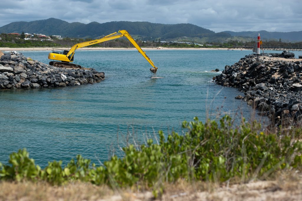 Works have started on Jordan Esplanade as part of the Coffs Harbour boat ramp upgrade. Works have started on Jordan Esplanade as part of the Coffs Harbour boat ramp upgrade.