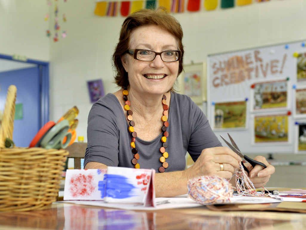 ARTISTIC OPPORTUNITY: Suzanne Matulich from Arts Alive is encouraging people to take part in art classes.