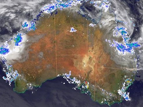 The current radar image for Tropical Cyclone Dylan. The current radar image for Tropical Cyclone Dylan.