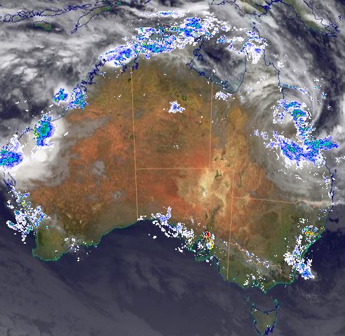 The current radar image for Tropical Cyclone Dylan. The current radar image for Tropical Cyclone Dylan.