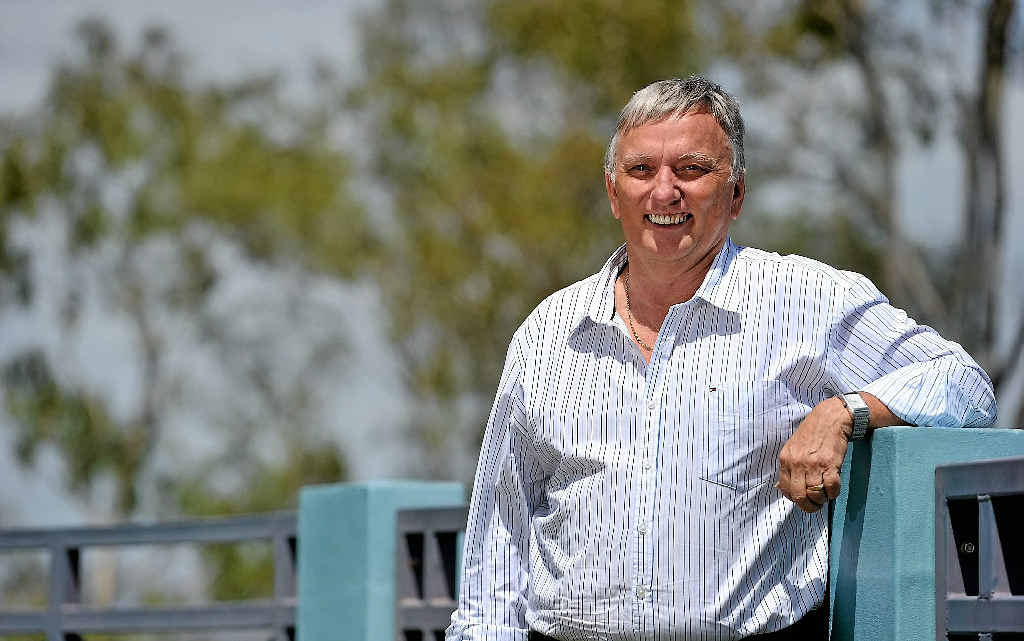 President of the Rotary Club of Gladstone Inc Bevan Rose. President of the Rotary Club of Gladstone Inc Bevan Rose.