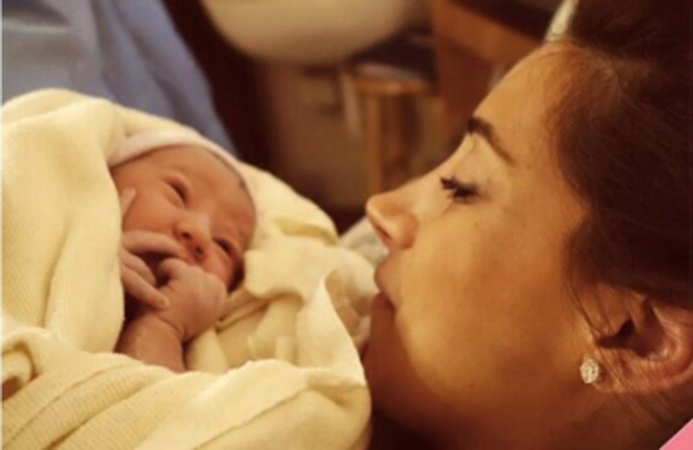Danielle Jonas with baby Alena Rose Danielle Jonas with baby Alena Rose