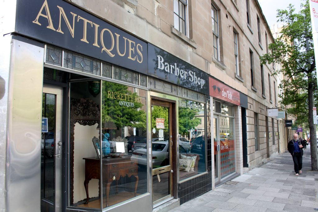 Hobart’s streets are filled with art, craft and curios. Hobart’s streets are filled with art, craft and curios.